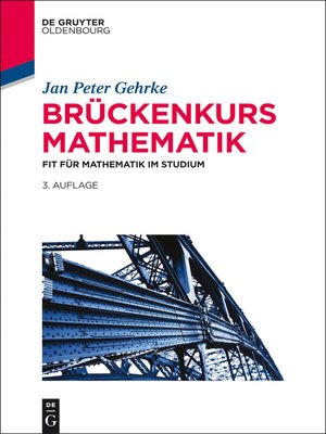 cover image of Brückenkurs Mathematik